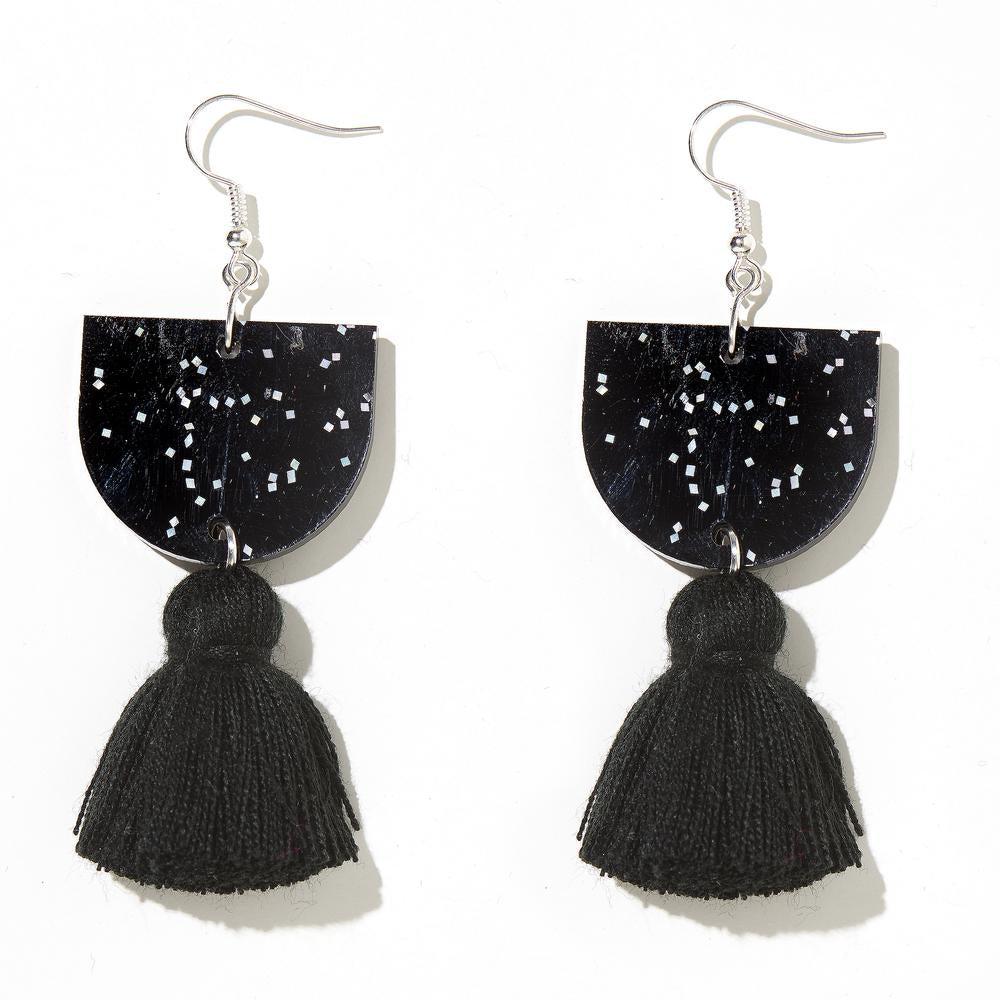 EMELDO DESIGN Annie Earring black with black