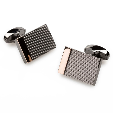 OTAA Franz Schuber Gun Cufflinks slate and bronze