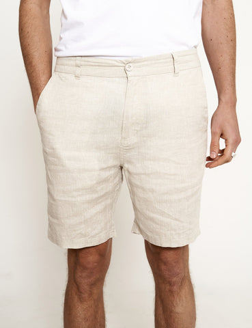 MR SIMPLE Tanner Linen Short natural