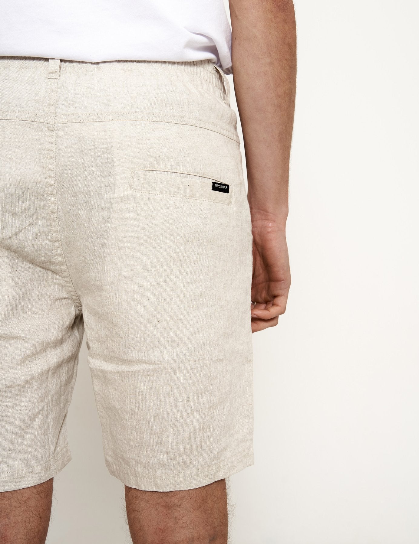 MR SIMPLE Tanner Linen Short natural