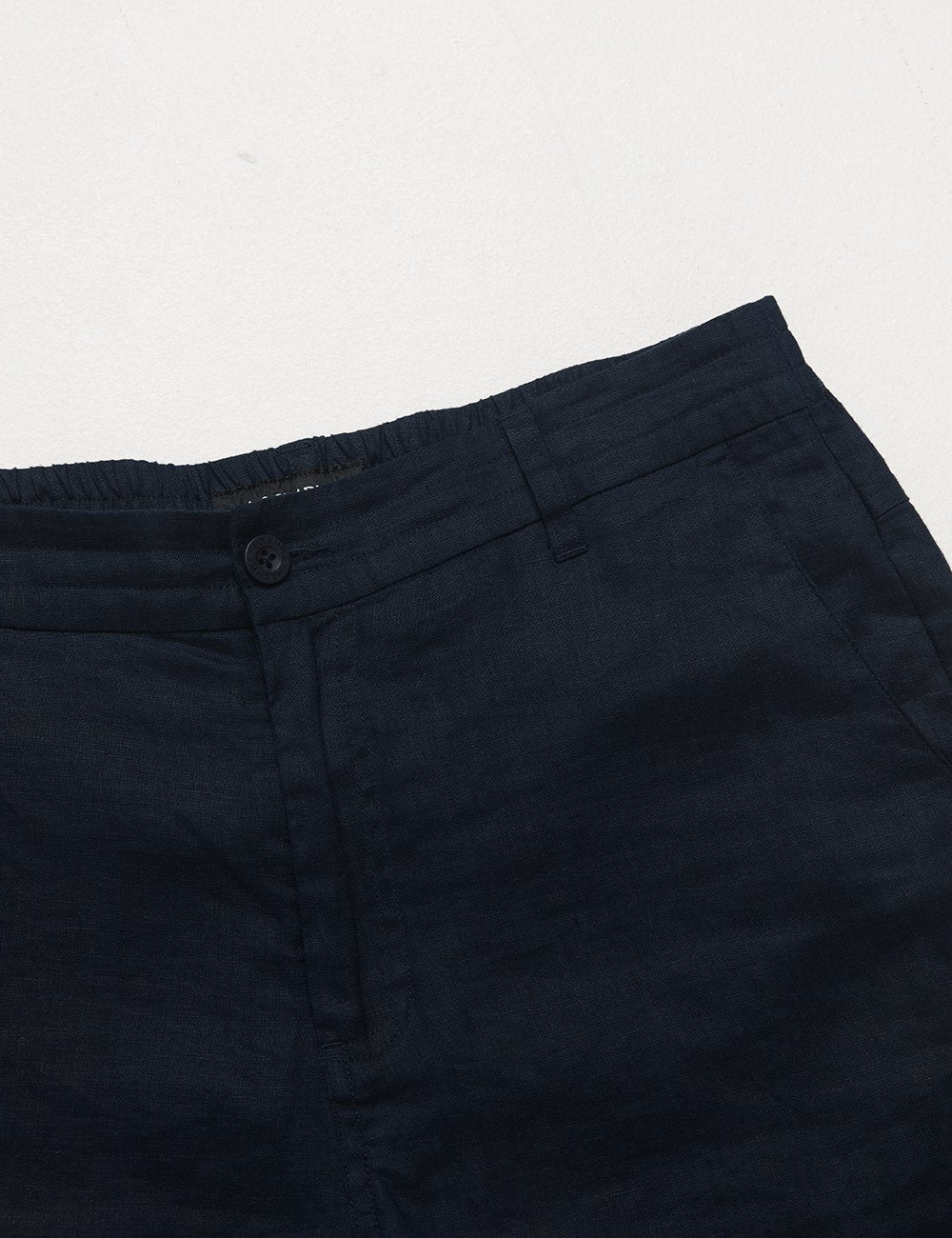 MR SIMPLE Tanner Linen Short navy
