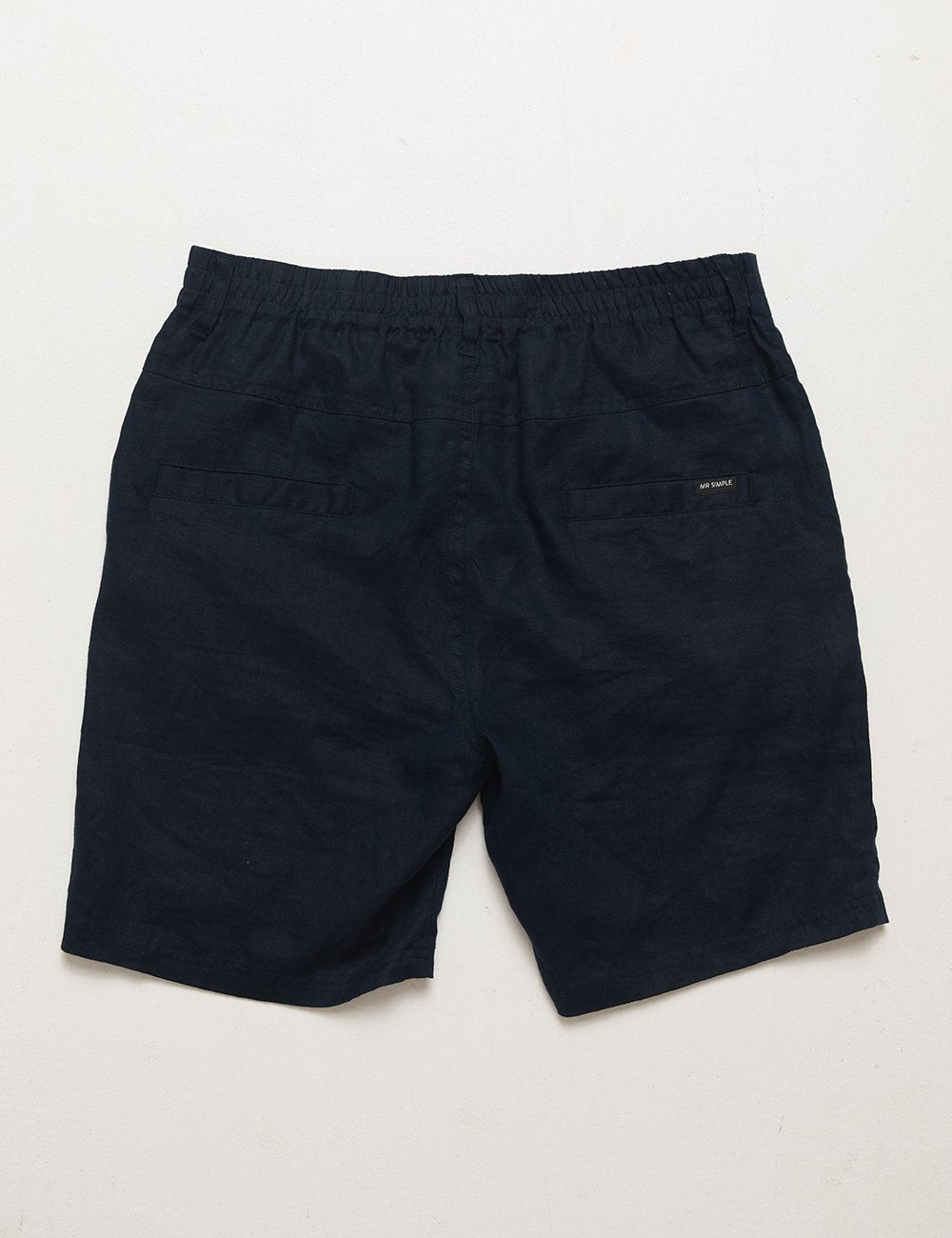 MR SIMPLE Tanner Linen Short navy