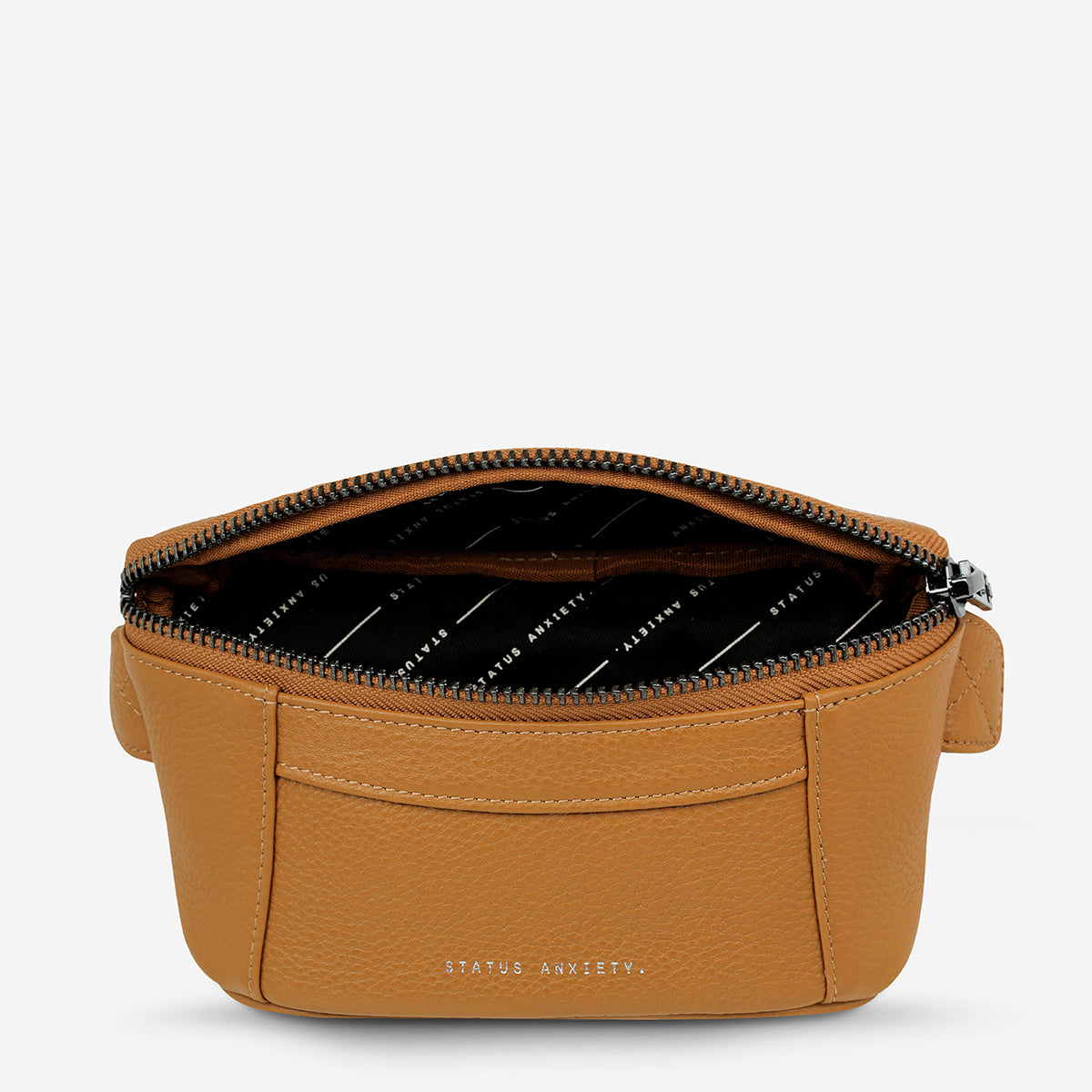 STATUS ANXIETY Best Lies Bum Bag camel
