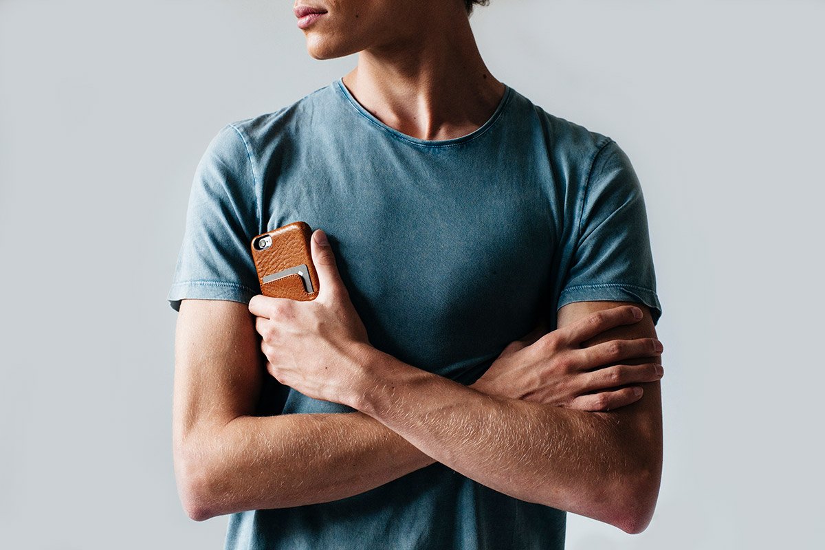 STATUS ANXIETY Hunter And Fox iPhone Cover tan