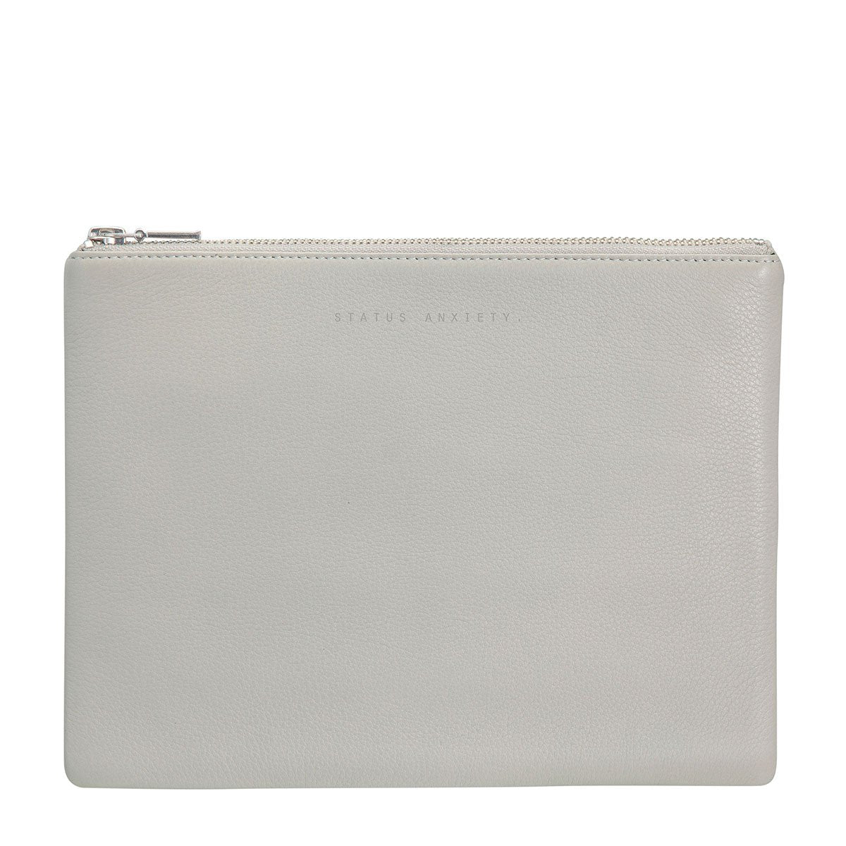 STATUS ANXIETY Antiheroine Clutch light grey