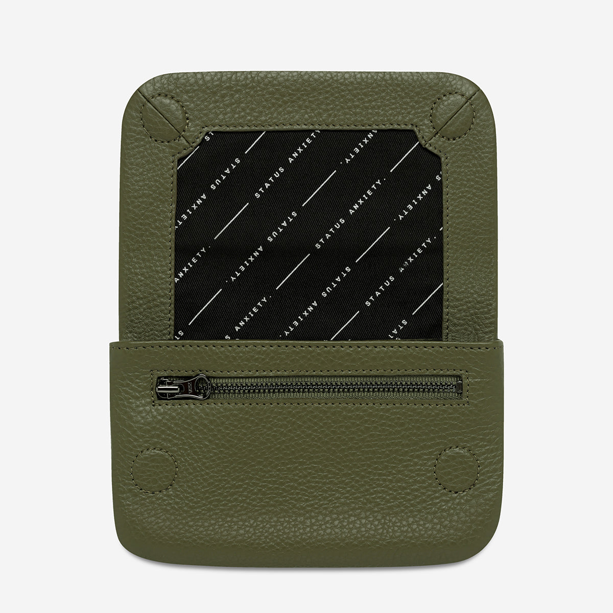 STATUS ANXIETY Impermanent Wallet khaki