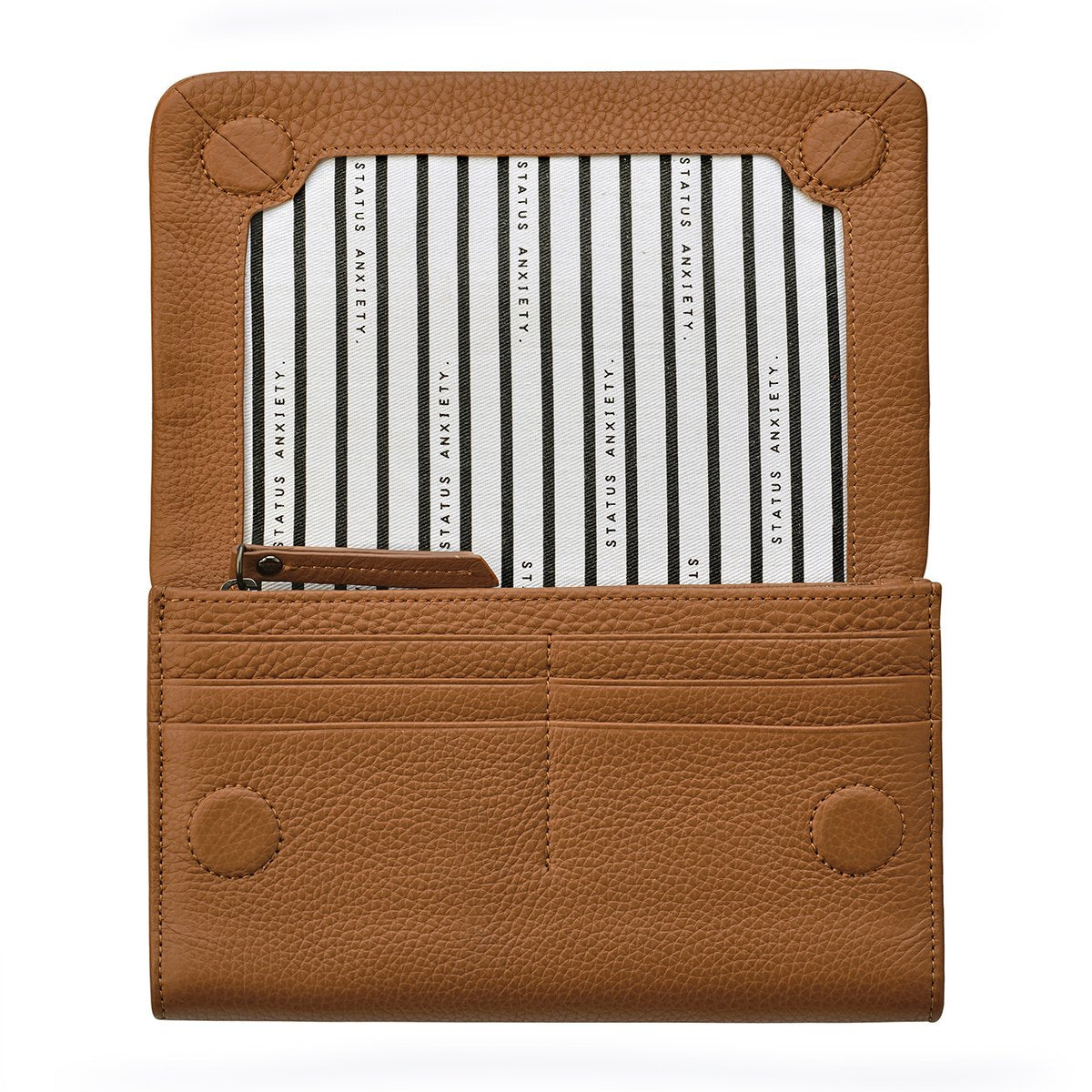 STATUS ANXIETY Remnant Wallet tan