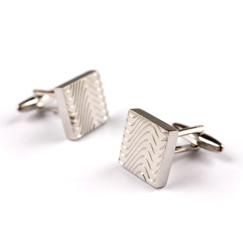 OTAA Wave Cufflinks silver