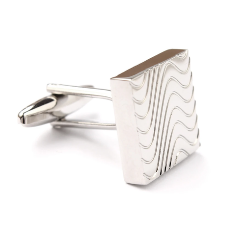 OTAA Wave Cufflinks silver