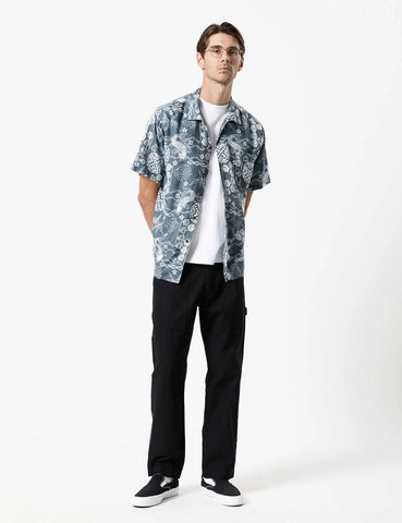 MR SIMPLE Koi Bowler Shirt indigo