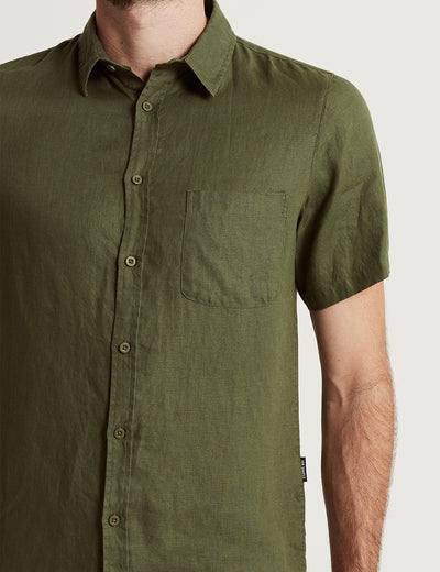 MR SIMPLE Linen Short Sleeve Fatigue