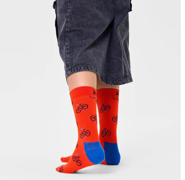 HAPPY SOCKS Bike Sock red