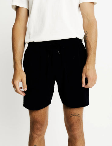 MR SIMPLE Burbank 2 Waffle Short black