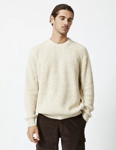 MR SIMPLE Fisher Knit oatmeal