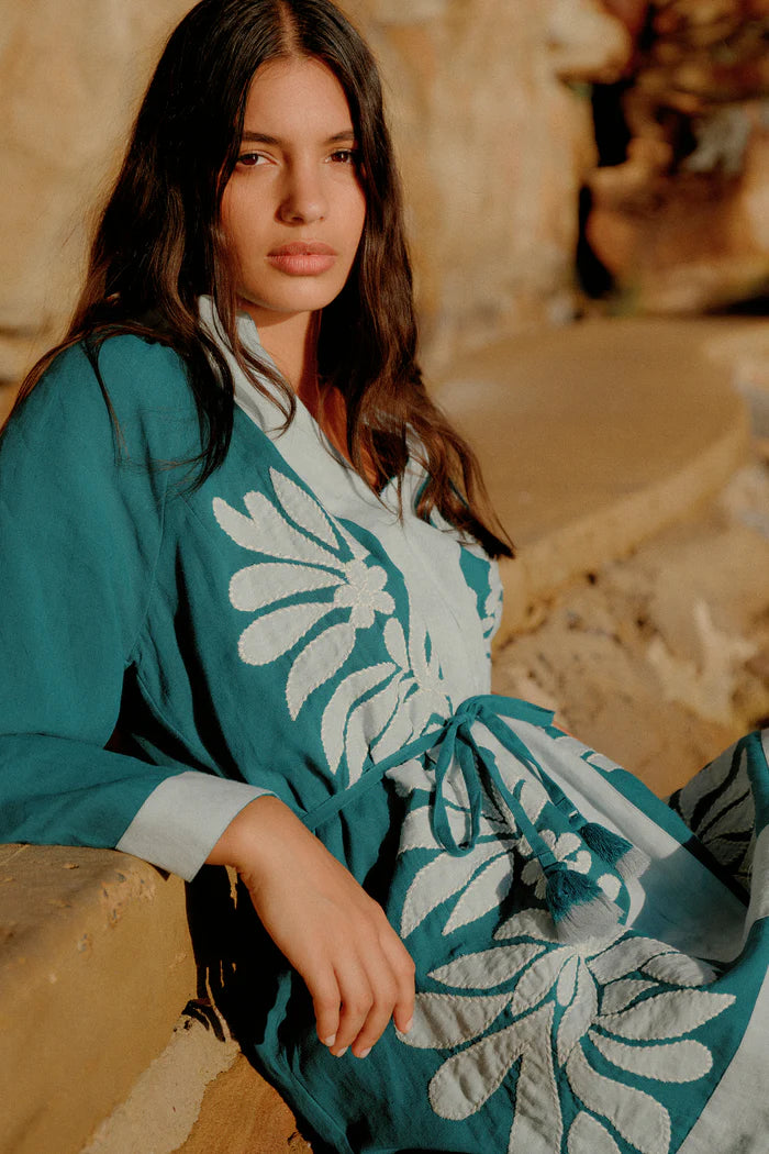 HANNAH ARTWEAR Lumi Dress flora green