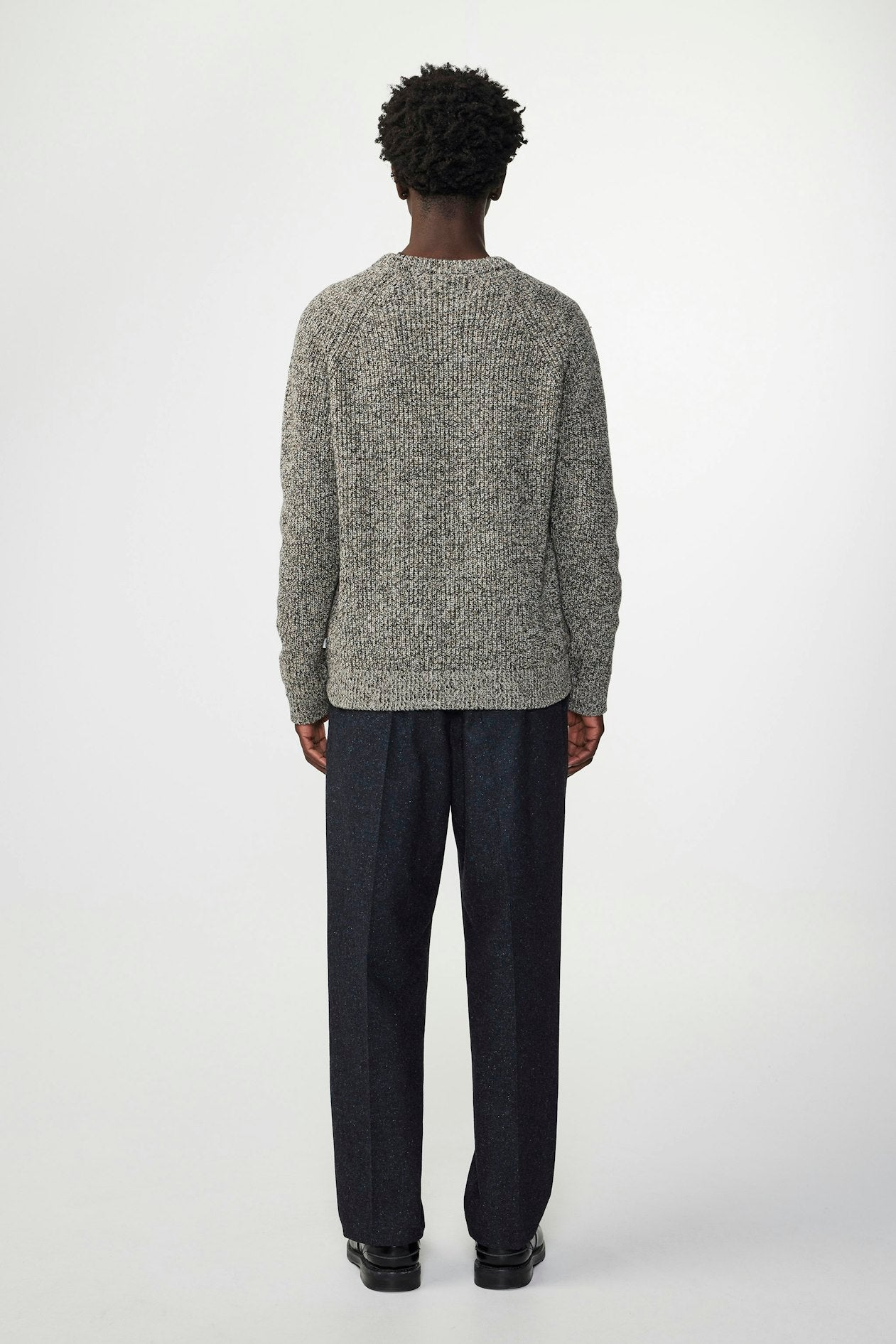 NN07 Jacobo Knit Sweater khaki melange