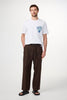NN07 Adam Pima Cotton Tee blue print