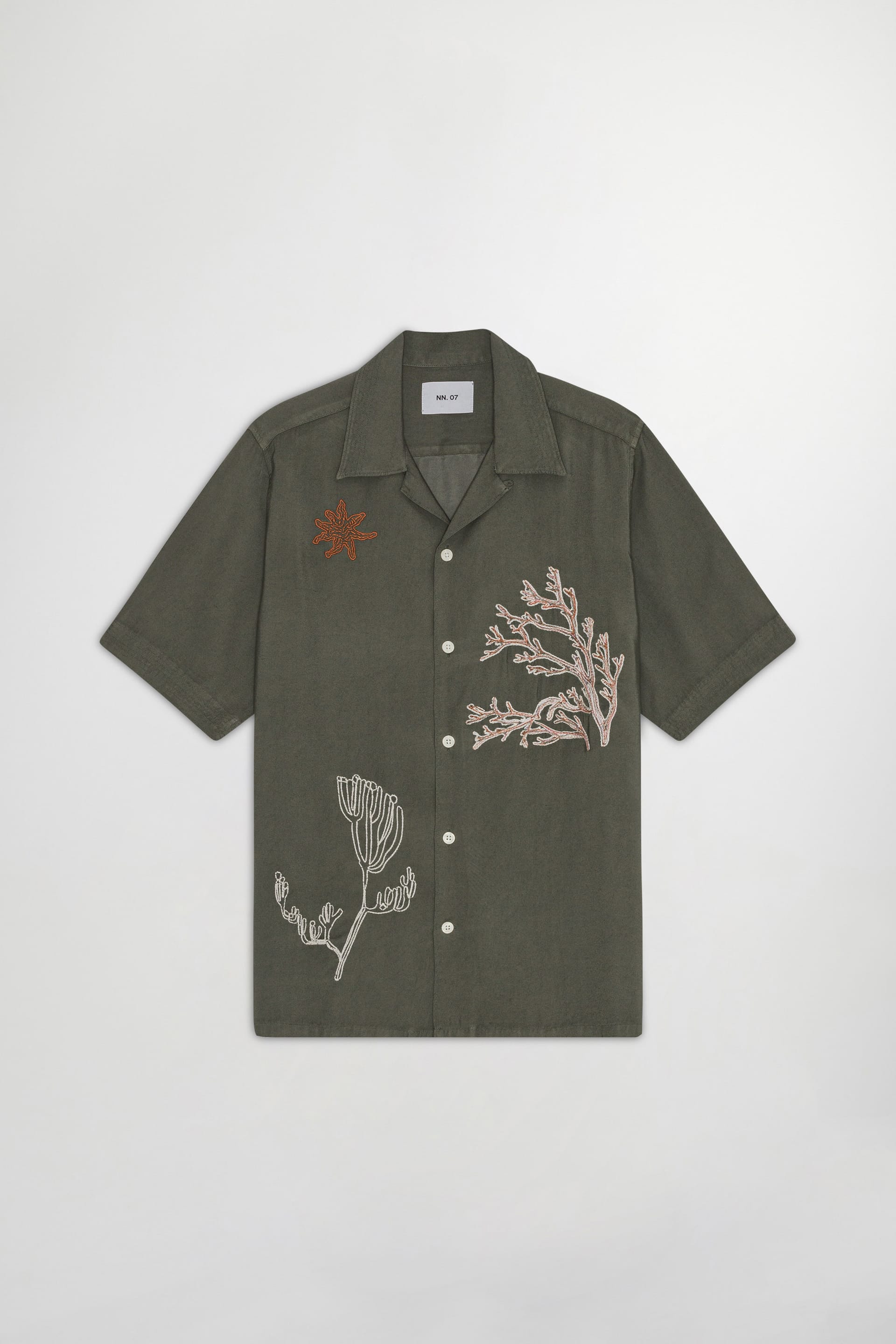 NN07 Julio SS Embroidery Shirt capers