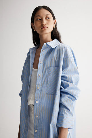 ELKA COLLECTIVE Pelli Shirt blue stripe