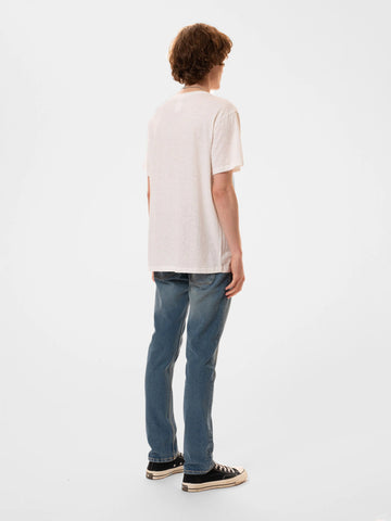 NUDIE JEANS Roffe T-Shirt off white