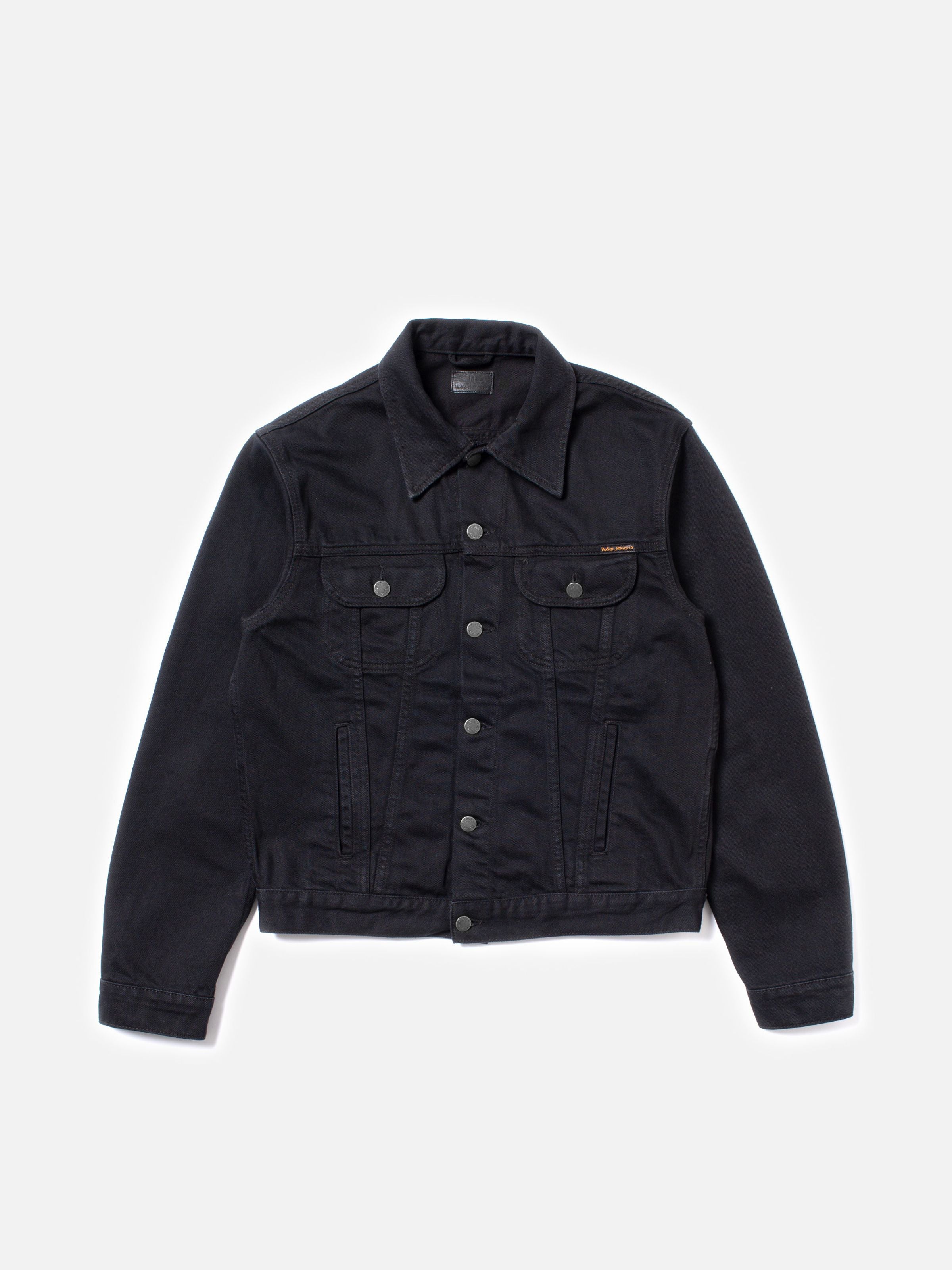 NUDIE JEANS Danny Rinsed Denim Jacket black