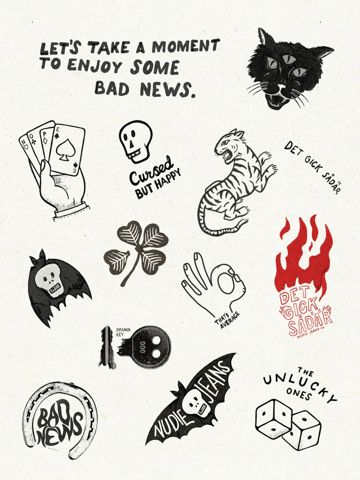 NUDIE JEANS CO Eve Fire T-Shirt antracite