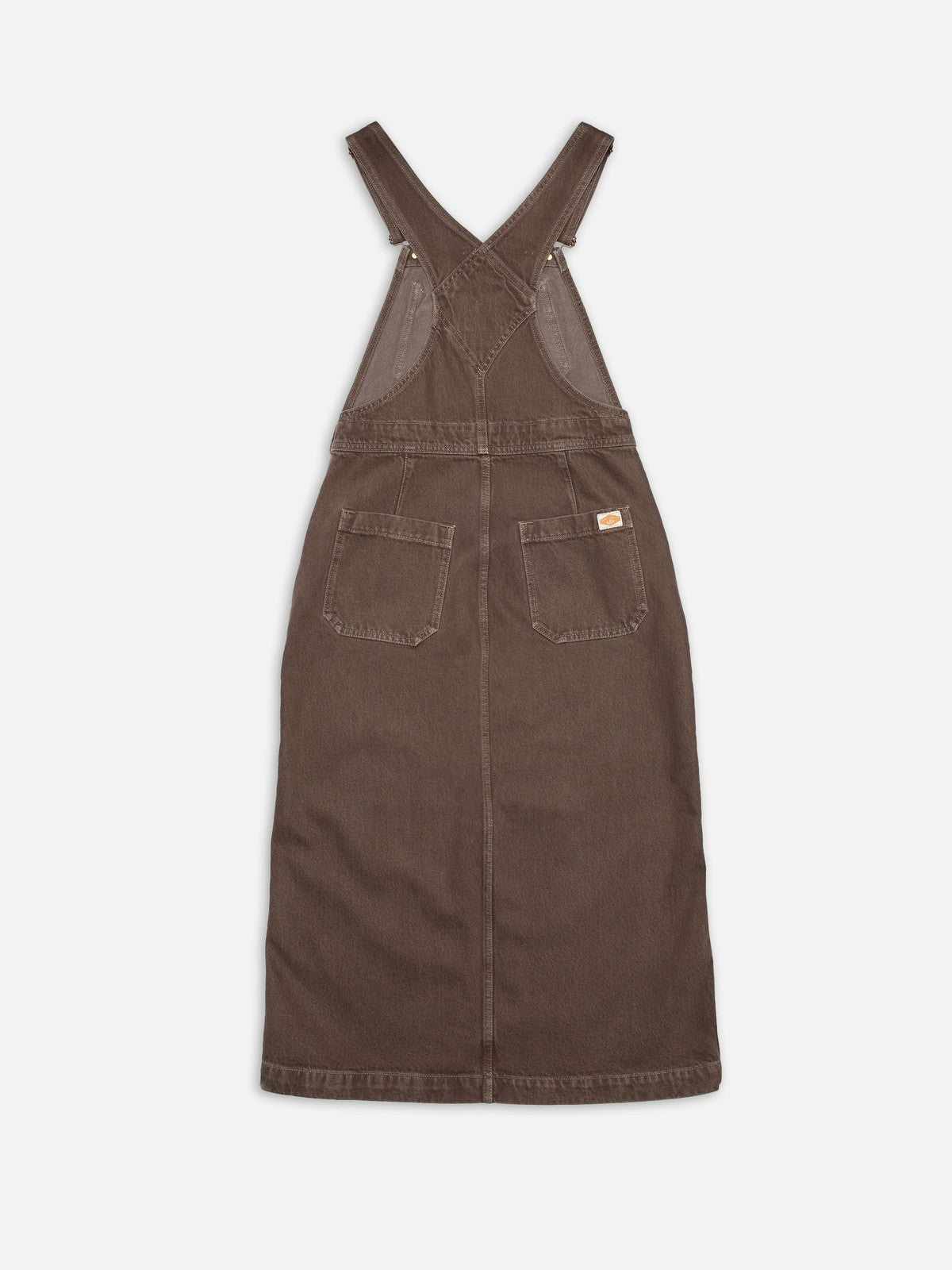 NUDIE JEANS CO Inger Dungarees Dress Espresso