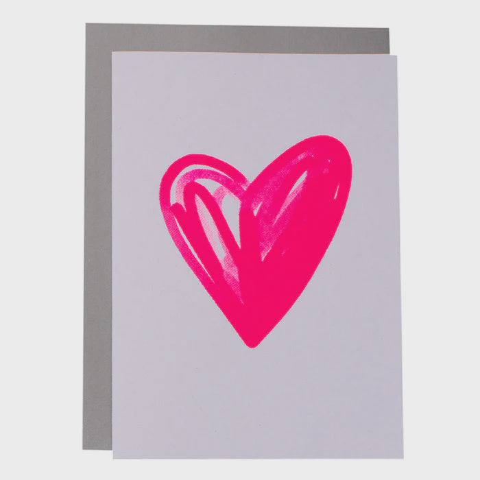 ME & AMBER A5 Heart Card