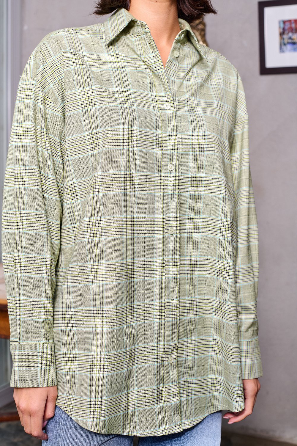 BARRY MADE Joaquin Shirt green check