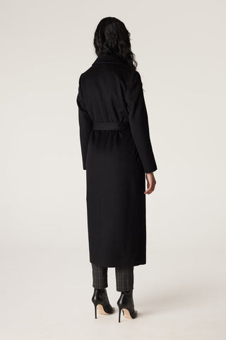 CABLE MELBOURNE Evans Wool Coat black
