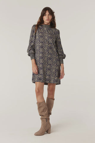 CABLE MELBOURNE Grace Shift Dress reptile print