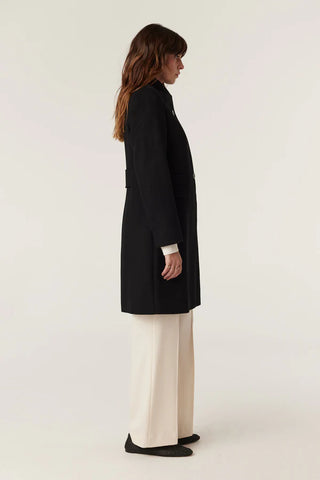 CABLE MELBOUNRE Eton Wool Coat black