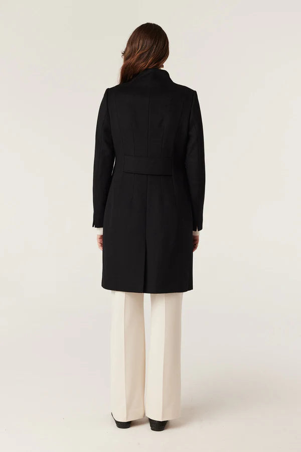 CABLE MELBOUNRE Eton Wool Coat black