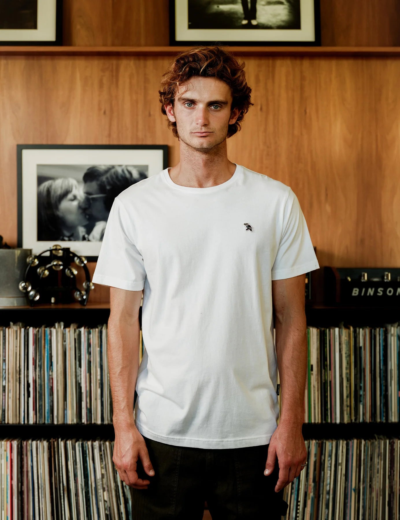 MR SIMPLE Chapman Tee Kooka white