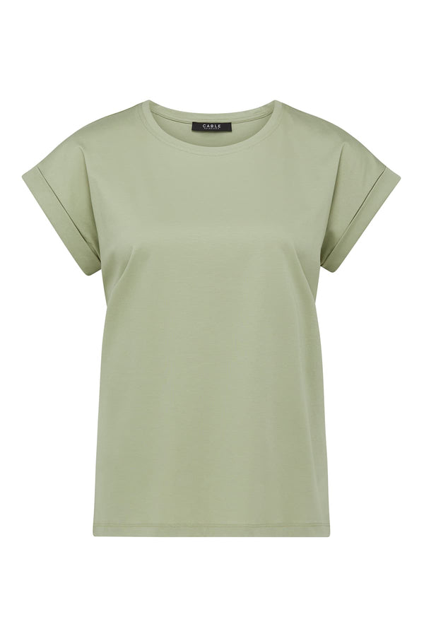 CABLE MELBOURNE Pima Tee sage