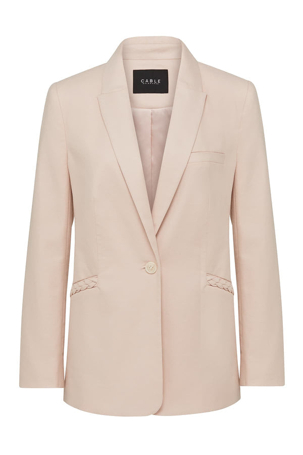 CABLE MELBOURNE Alison Blazer blush