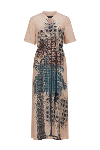 CABLE MELBOURNE Pina Kaftan Dress sunset print