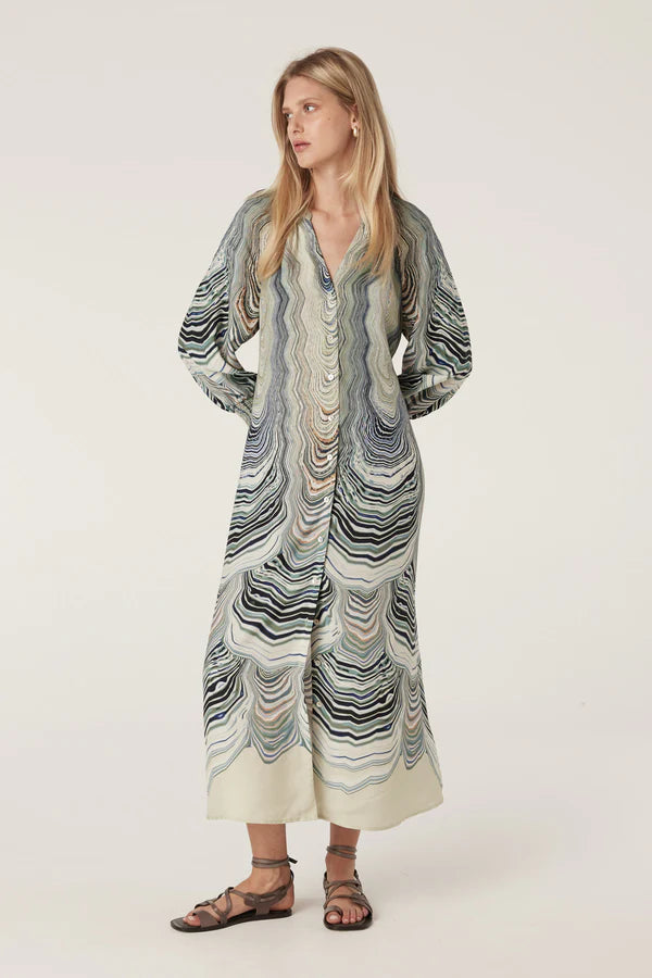 CABLE MELBOURNE Maxime Dress shell print