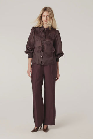 CABLE MELBOURNE Goldie Pant raisin