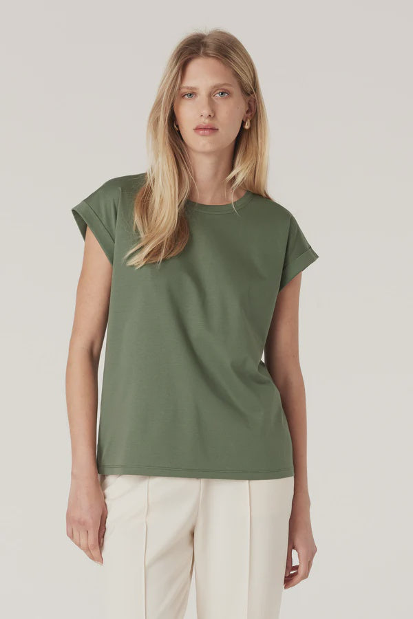CABLE MELBOURNE Pima Tee khaki