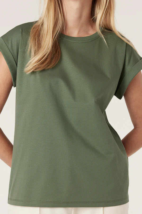 CABLE MELBOURNE Pima Tee khaki