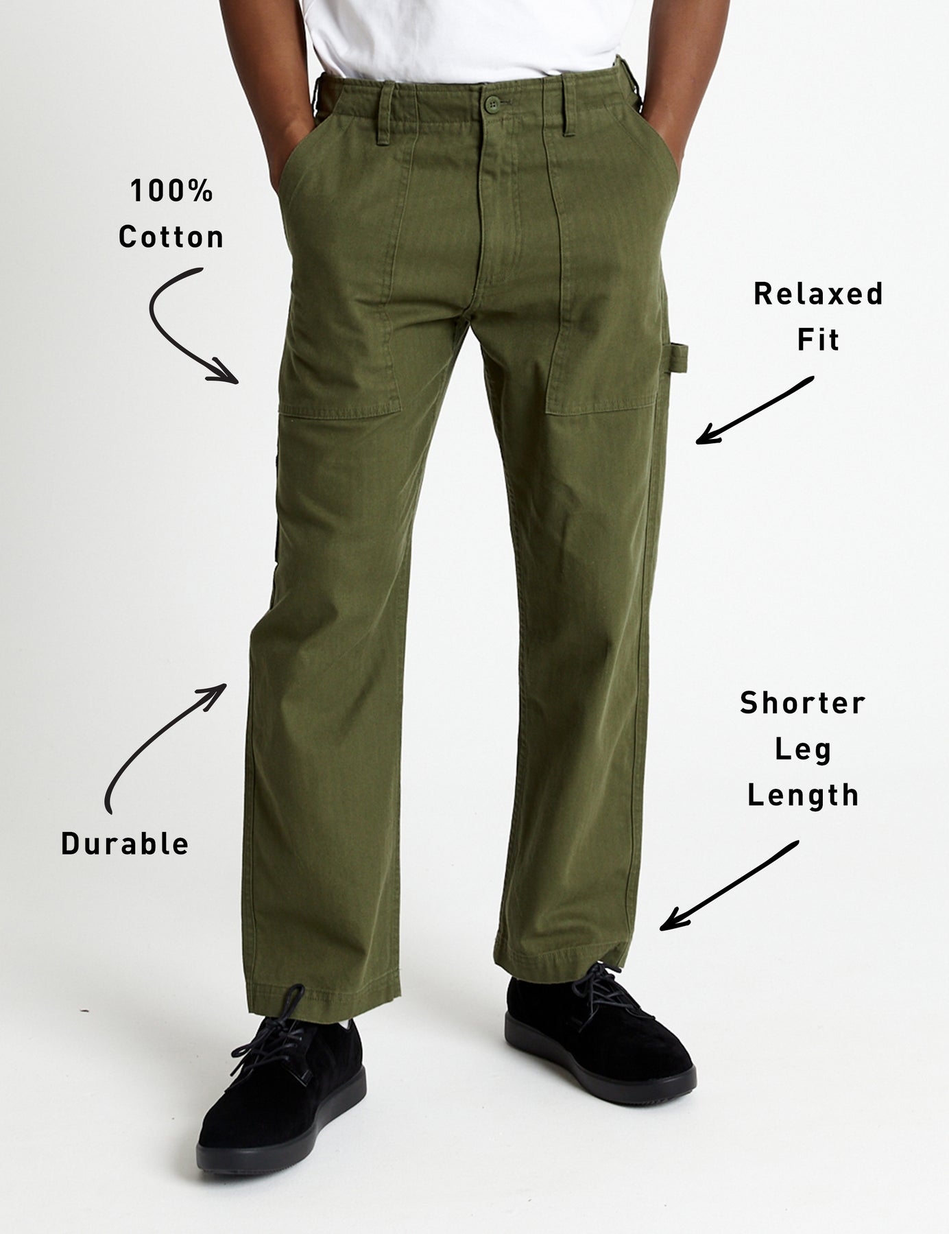 MR SIMPLE Carpenter Pant vintage army