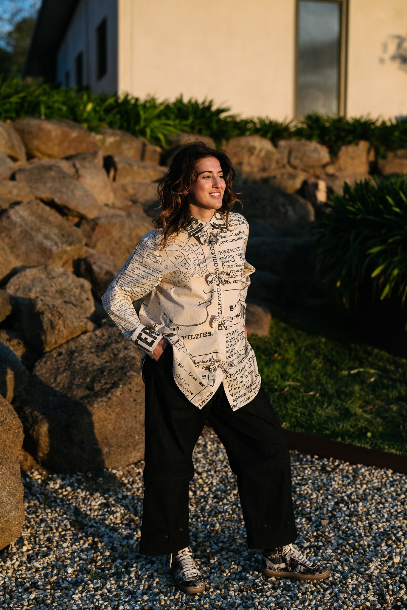 CIRCULAR by MAUD ALICE DAINTY Phrenology Shirt notebook