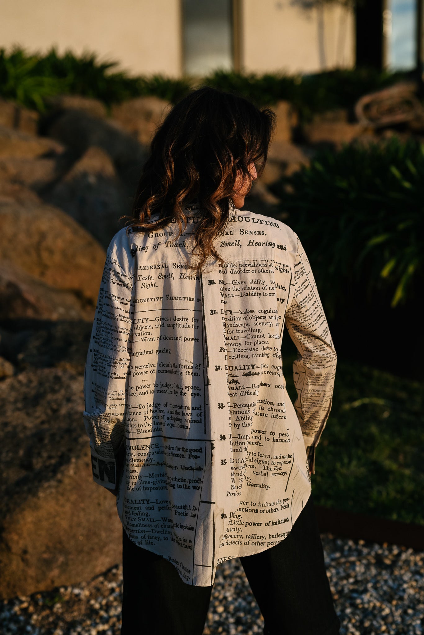 CIRCULAR by MAUD ALICE DAINTY Phrenology Shirt notebook