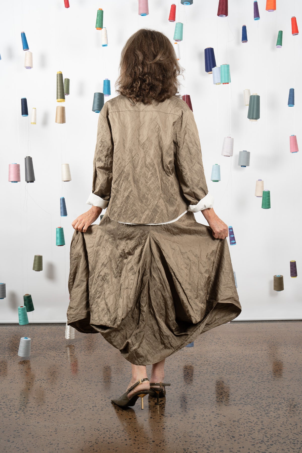 M.A DAINTY Montclair Skirt olive