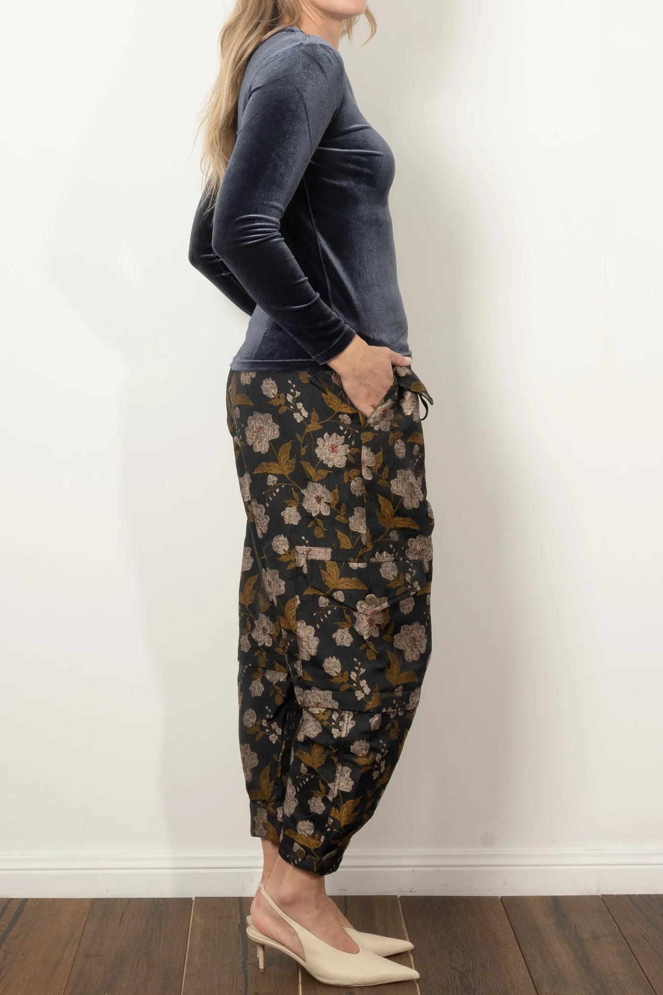 M.A. DAINTY Barre Top gunmetal