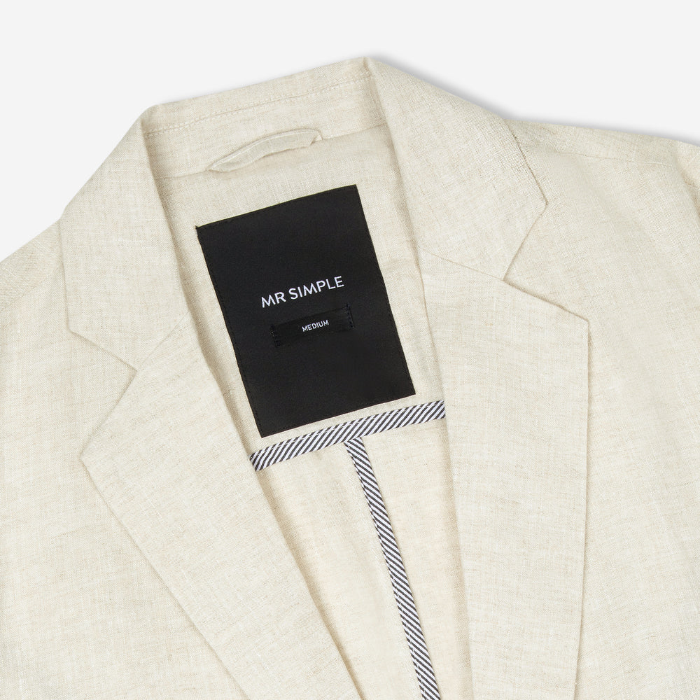 MR SIMPLE Gatsby Blazer natural