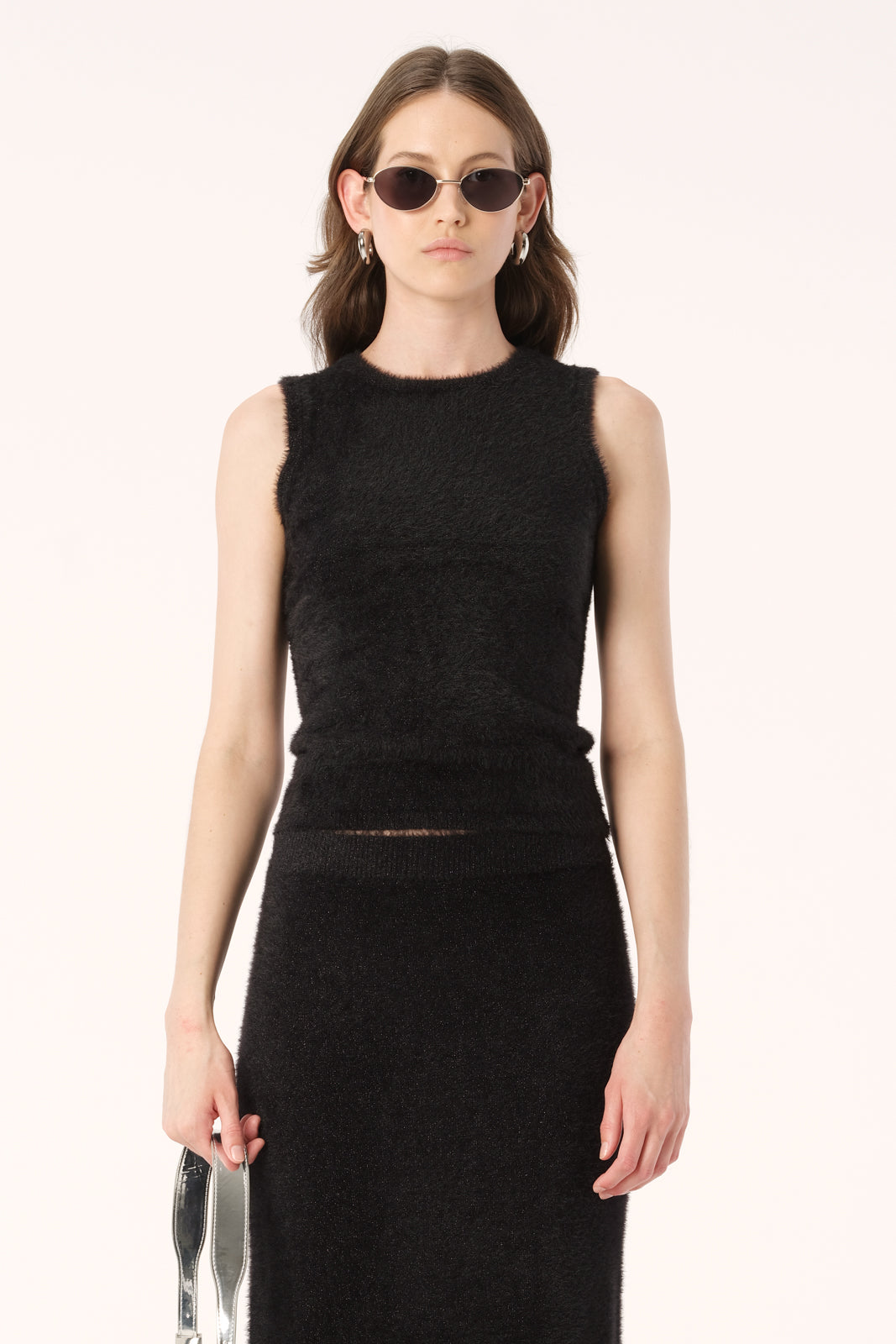 ELKA COLLECTIVE Harvie Tank black lurex