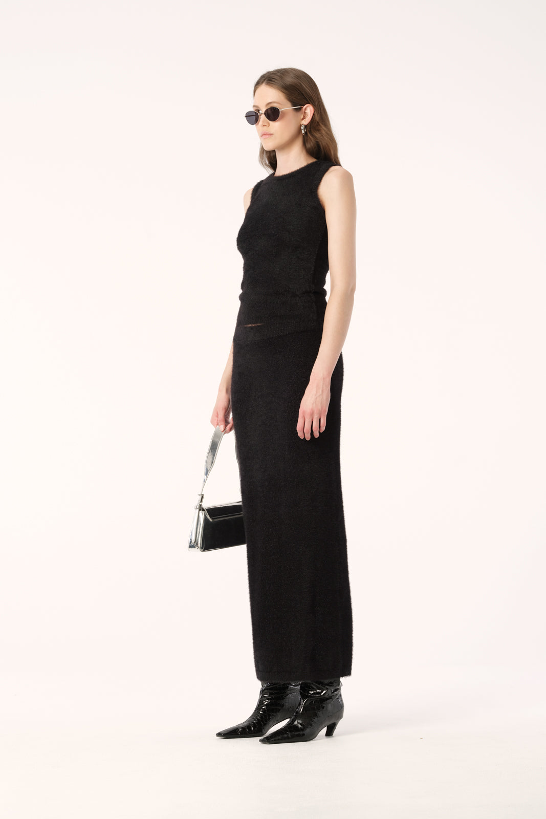 ELKA COLLECTIVE Harvie Skirt black lurex