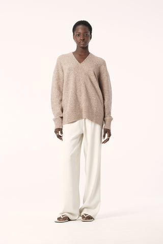 ELKA COLLECTIVE Fumi Knit Taupe Marle